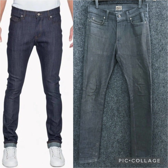 Naked & Famous Denim Other - Naked & Famous Denim Jeans Men’s Size 29 x 32 Stacked Guy Pants Grey Stretch